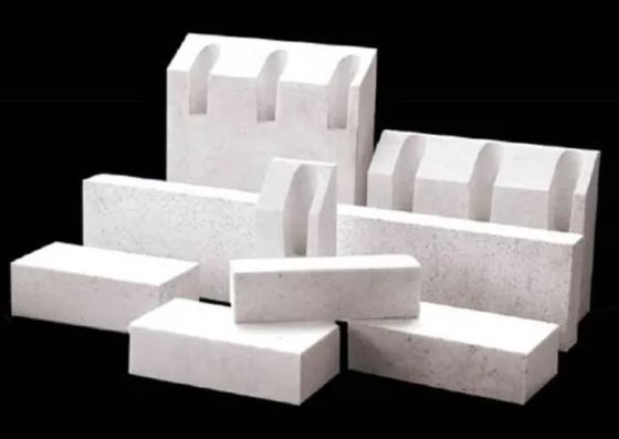 Brennofen-Futter-Tonerde-Kieselsäureverbindungs-Ziegelstein-Aluminiumoxyd-Ziegelstein-weißes kundengerechtes